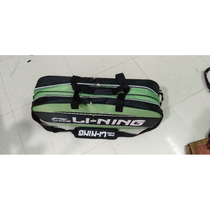 Bao vợt cầu lông vuông 3 ngăn chính