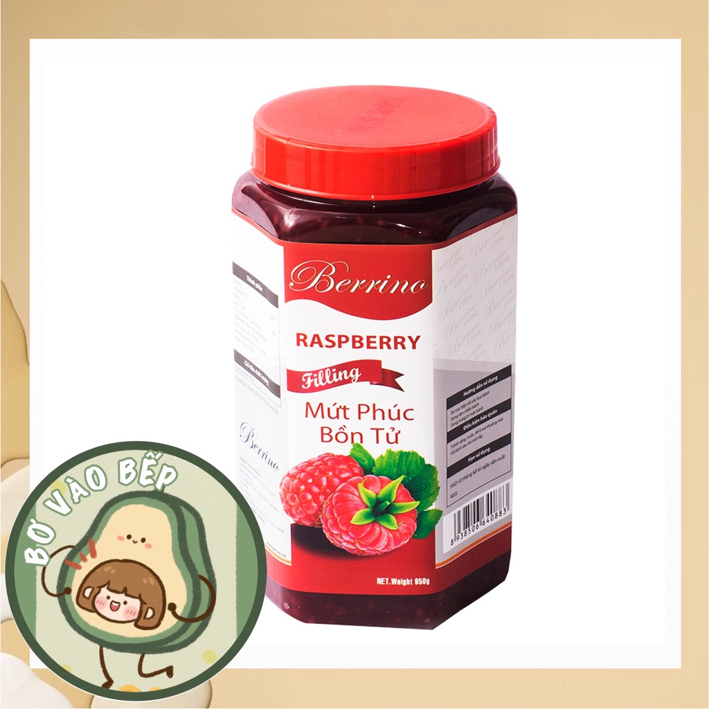 Mứt Phúc bồn tử (raspberry filling) 950gr