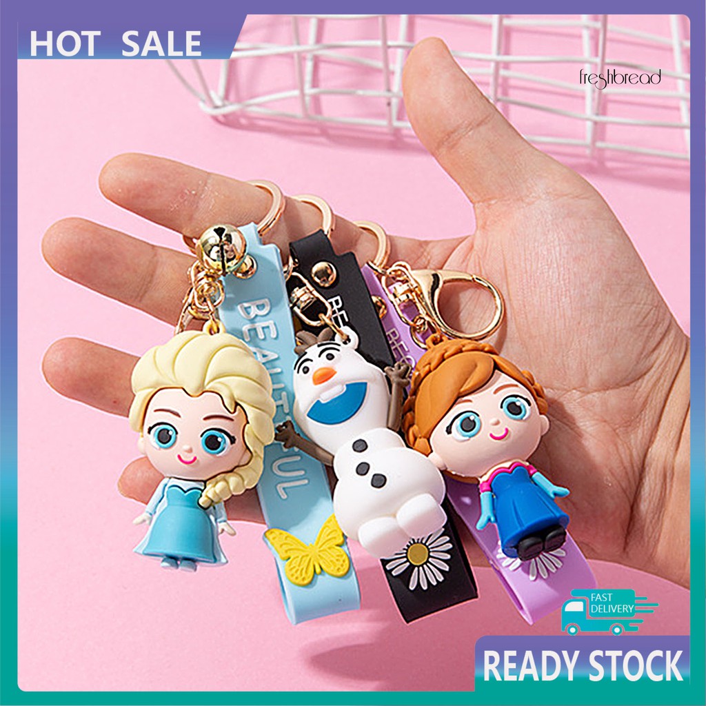 21 Móc Khóa Nhân Vật Hoạt Hình Elsa Và Anna Đáng Yêu