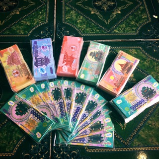 Tiền polyme âm phủ 1 cục 10 tép