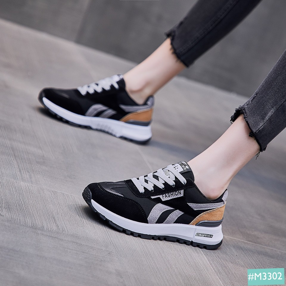 Giày Thể Thao Sneaker Cặp Đôi Bata Nam Nữ MINSU Classic M3302 Hàn Quốc Nam Nữ Mix Đồ Đi Học, Chơi, Du Lịch Cực Đẹ