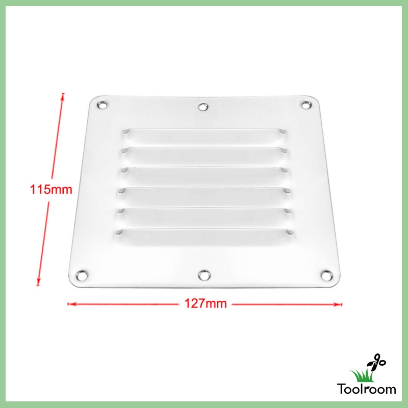 Lỗ Thông Gió Bằng Thép Không Gỉ Hình Vuông 127x115mm | BigBuy360 - bigbuy360.vn