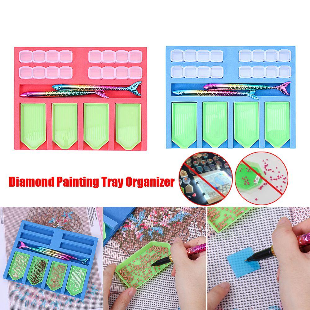 BSUNS Khay Giá Đỡ Tranh Đính Đá Thủ Công DIY Tiện Lợi