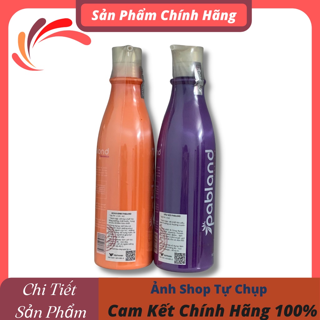 Căp dầu gội xả PABLAND 750ml keratin sạch gàu suôn mềm mượt tóc chính hãng