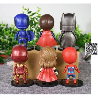 Bộ 6 mô hình chibi Avenger 623