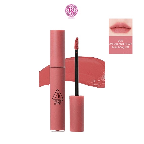 Son Kem 3CE Velvet Lip Tint Thỏi Tròn (4g)