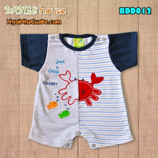 Bodysuit sơ sinh ngắn tay Cua ngộ nghĩnh cho bé