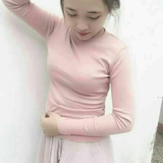 Áo thun gân dài tay