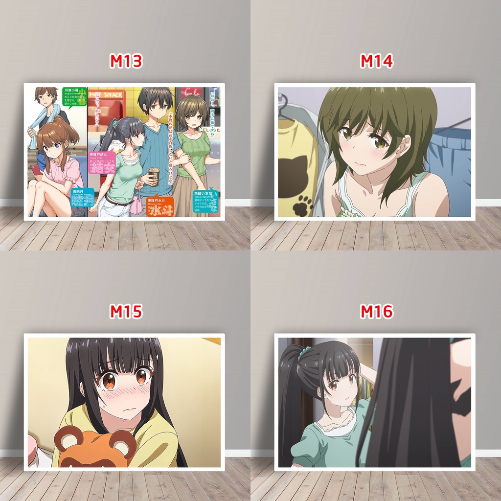 Tấm Postcard Cao Cấp Anime Mamahaha no Tsurego ga Motokano Datta