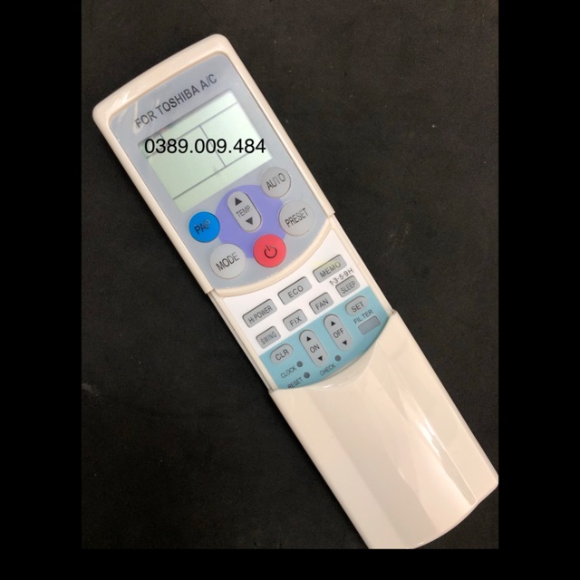Điều khiển điều hoà TOSHIBA - Remote máy lạnh TOSHIBA (mẫu 3)