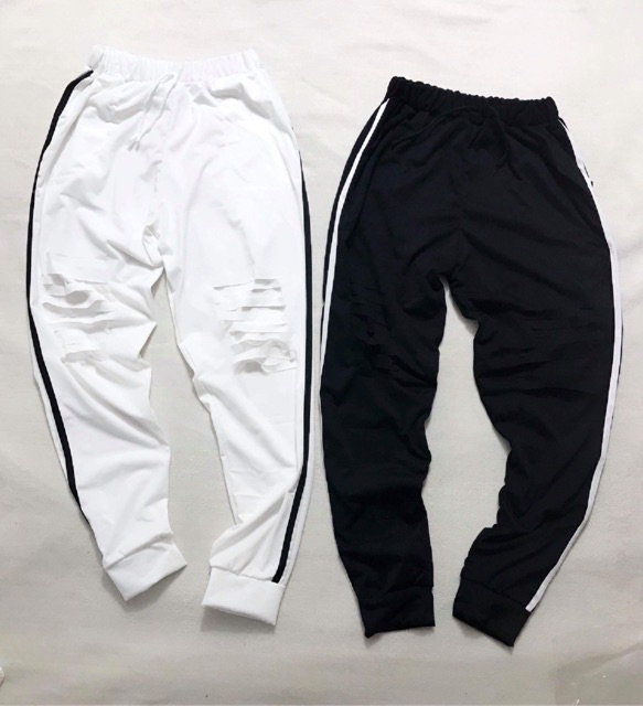 Quần jogger rách cá tính QD03