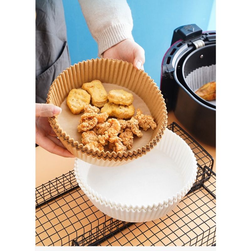 Set 50 Khay giấy nến lót nồi chiêm không dầu