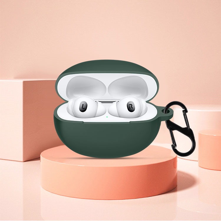 Vỏ Bảo Vệ Hộp Sạc Tai nghe không dây OPPO Enco X2 Bằng Silicon Chống Sốc Kèm Móc Treo