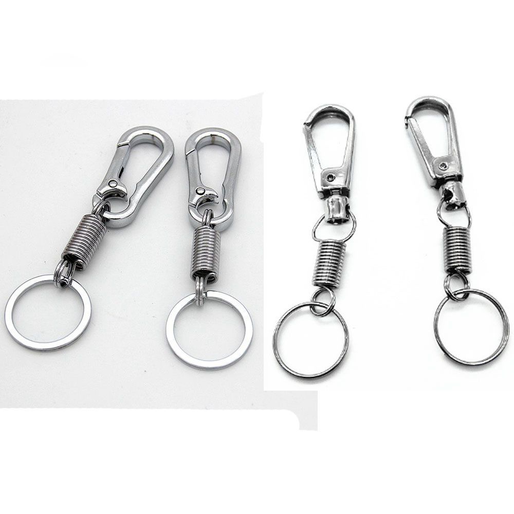 Set 1 / 2 móc treo chìa khóa xe đạp bằng thép không gỉ 8.5cm / 10.5cm