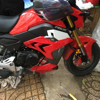 Cánh chim liền mỏ cầy mẫu BMW S1000RR gắn cho MSX 2015 2019 TNT 125 MV AUGSTA KYMCO K PIPE