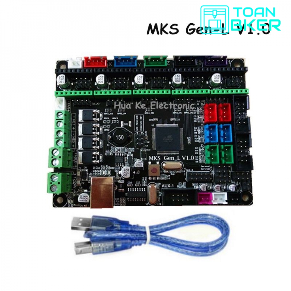 [Mã 44ELSALE2 giảm 7% đơn 300K] Board mạch điều khiển máy in 3D MKS genL v 1.0 CHÍNH HÃNG có kèm cáp nạp