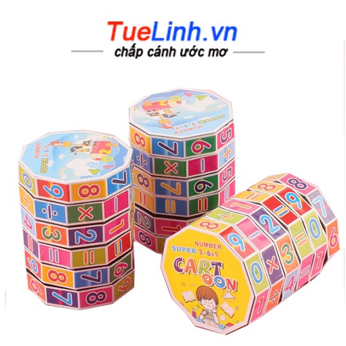 RUBIC HỌC TOÁN CHO BÉ YÊU(HÀNG CHÍNH HÃNG)