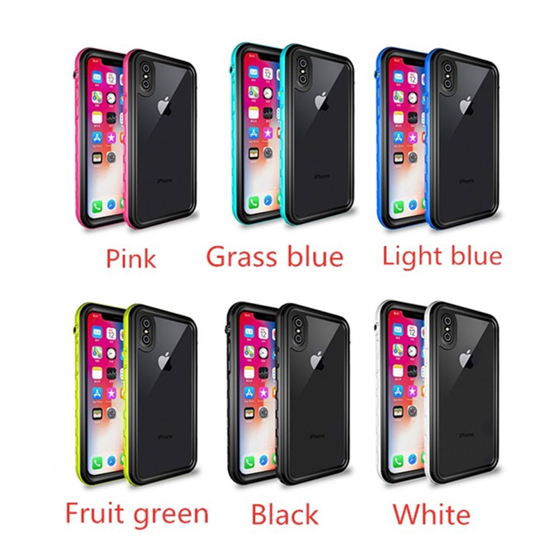 ỐpIphone High Quality Iphone 11 Pro Max Protective Case PC + Silicone Waterproof Case, Suitable for I6 / 6S / 7/8 Plus / X