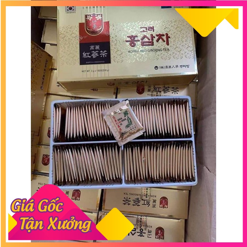❤️ [Hộp 100gói]Trà hồng sâm -trà linh chi Hàn Quốc (Hàng mới)