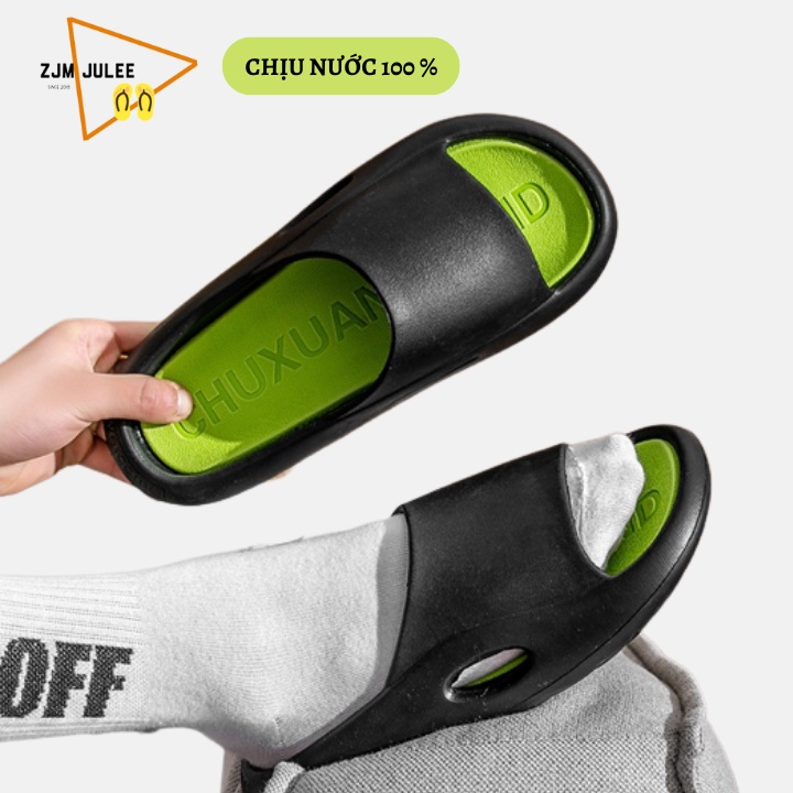 Dép đúc nam nữ quai ngang độn đế siêu nhẹ