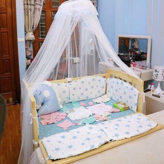 Màn cũi trẻ em khung inox