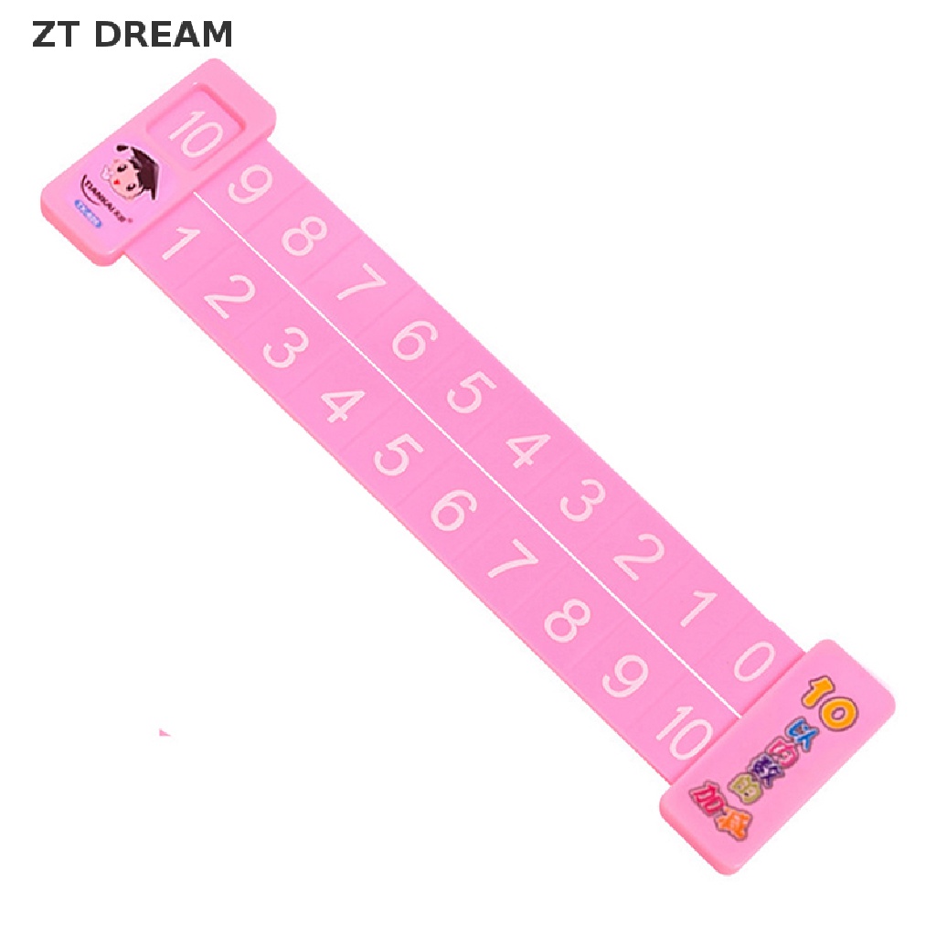 ZTD Kids Preschool Math Learning Number Matching Toy Digital Decomposition Ruler 07