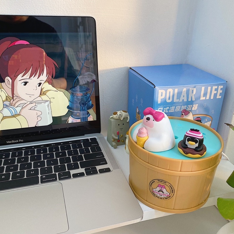 (Tự chụp / Có sẵn) Máy phun sương Gấu trắng và Cánh cụt