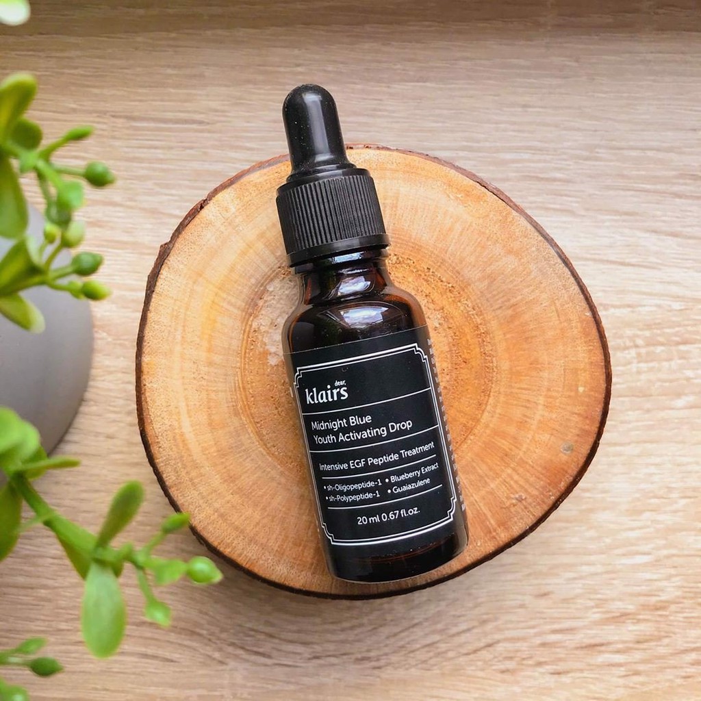 Tinh chất dưỡng hồi phục da serum Klairs Midnight Blue Youth Activating Drop Serum 20ml - Family cosmetics