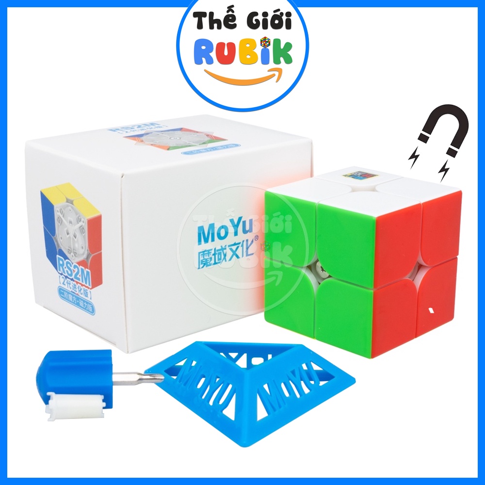 Rubik 2x2 MoYu RS2M Evolution 2022 Có Nam Châm. Khối Lập Phương Rubic 2 Tầng 2x2x2. Đồ Chơi Thông Minh | Thế Giới Rubik