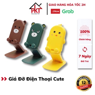Giá để đỡ điện thoại hình thú CuTe, gấp gọn đa năng, cho máy tính bảng, IPad tiện dụng dễ thương, Chính Hãng PKT