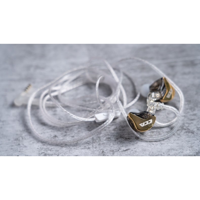 Tai Nghe CCA CRA+ Nhét Tai Hybrid 1 Dynamic In Ear Hifi | NGHE TẠP nhạc cụ Jazz | Kiểm Âm | Có Mic