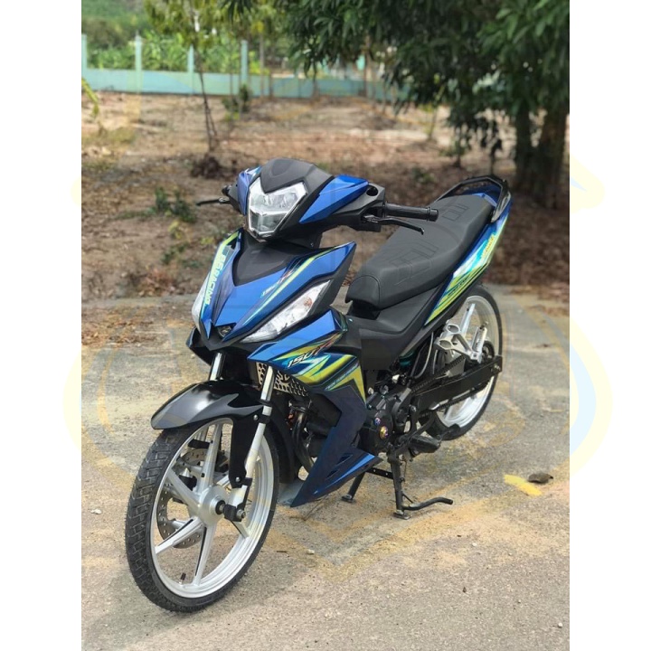 ( Quí khách vui lòng mang ra tiệm cho thợ dán ) Tem winner 150 xanh đen