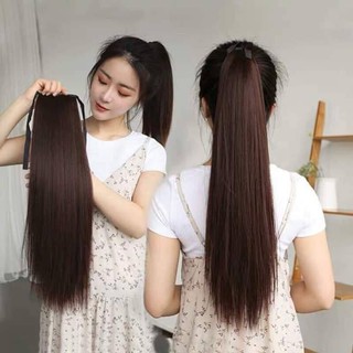Tóc Giả Cột Đuôi Ngựa Thẳng Cao Cấp