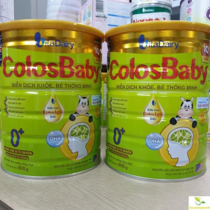 Sữa non Colosbaby IQ Gold 0+ 800gr Date 2022