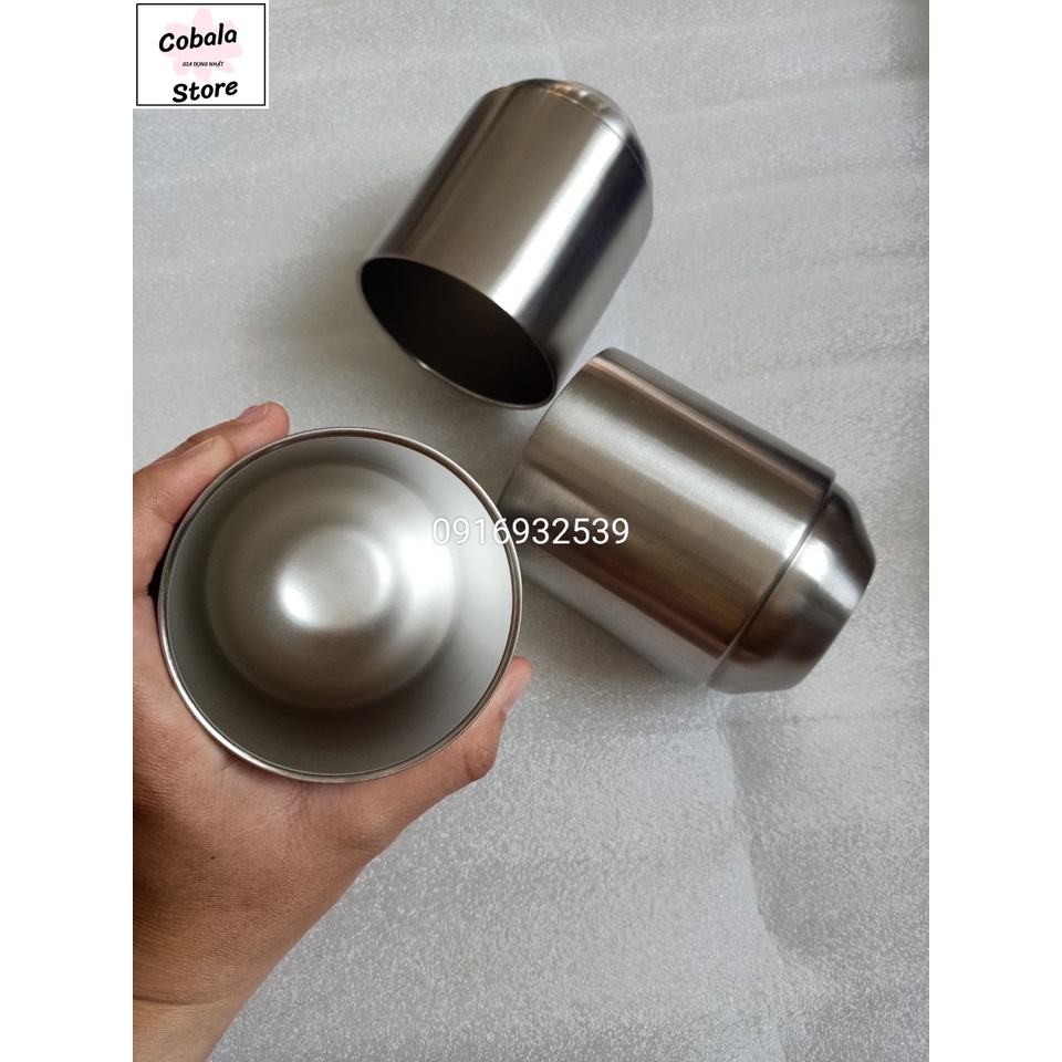 Cốc inox giữ nhiệt Nhật bãi 350ml dày dặn bền đẹp  - Gia Dụng Nhật - Cobala Store