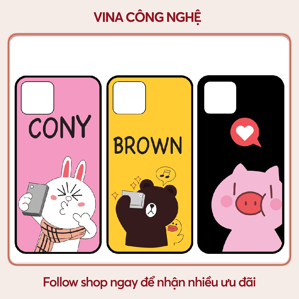 Ốp lưng Realme 3/Realme C3/Realme 5i/Realme 6/Realme 7i/Realme 7 Pro/....in hình thú Kute(sản phẩm có 5 mẫu)