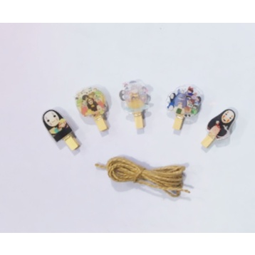 Kẹp ảnh vô diện KAG28 combo 5 kẹp  kèm dây treo 1m5