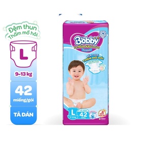 [ĐỦ SIZE] Tã Dán Bobby Siêu Thấm size S54/46/L42/XL38 miếng