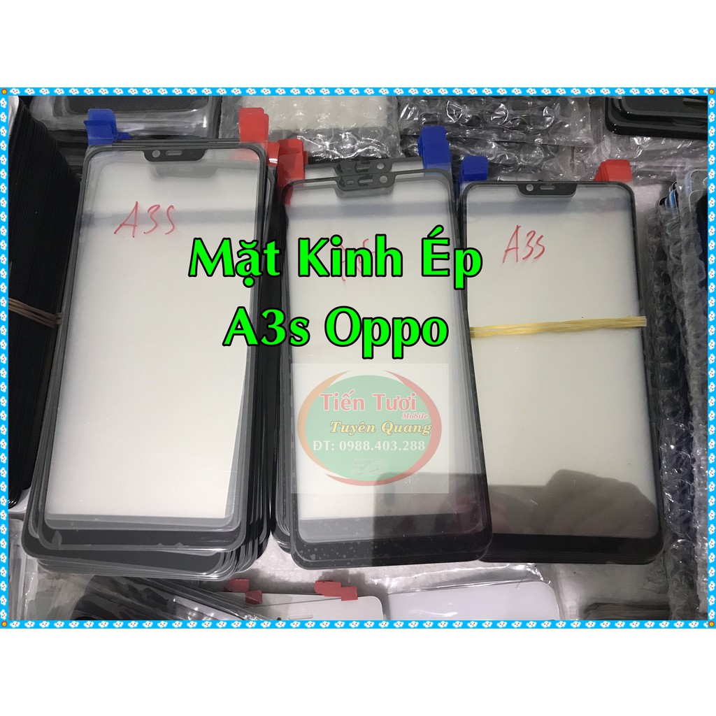 Mặt Kính Ép A3s/A5/Realme C1 OPPO (Ép Màn Khi Bị Vỡ )