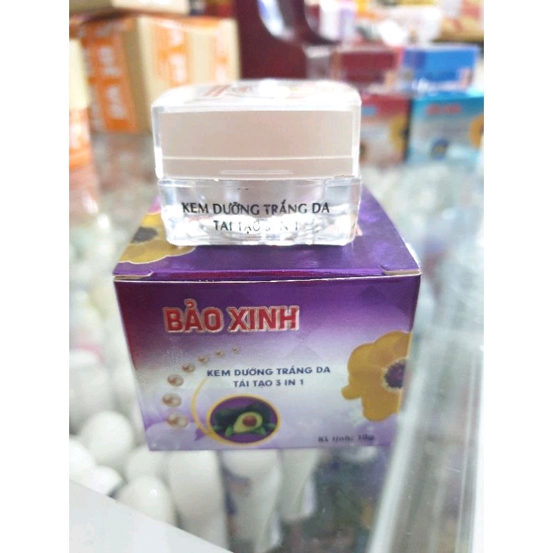 Kem Bảo Xinh đủ mẫu Dưỡng Trắng Da, Nám, Mụn, Tái Tạo chống nắng 10g