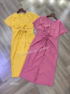 VÁY XOẮN EO CÀI NGỌC VNXK