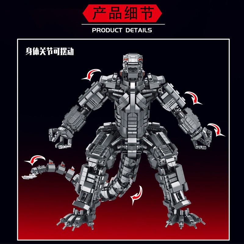 Penrose687001Mô Hình Godzilla Lắp Ráp Đẹp Mắt Sống Động