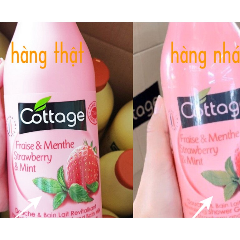 SỮA TẮM COTTAGE PHÁP 560ML/750ML