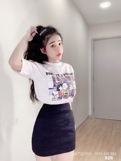 Set Chân váy Body Áo Thun