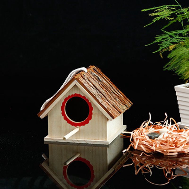 Tổ chim bằng gỗ tự nhiên chất lượng cao dùng trang trí nhà cửa