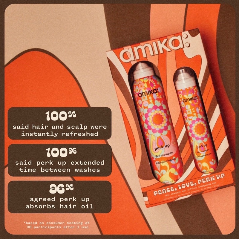Dầu gội khô Amika Perk Up Talc-Free Dry Shampoo
