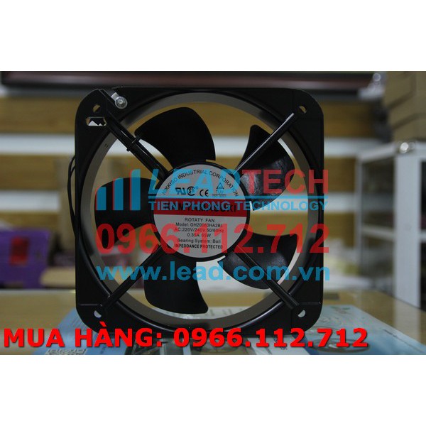 QUẠT TẢN NHIỆT, Quạt hút KAMYAMASUKI GH20060HA2BL, 220-240VAC, 200x200x60mm