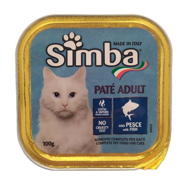 (DATE 2025) Pate SIMBA dành cho mèo vị Cá ngừ vị gà - thơm ngon nhập khẩu từ Ý 100gr