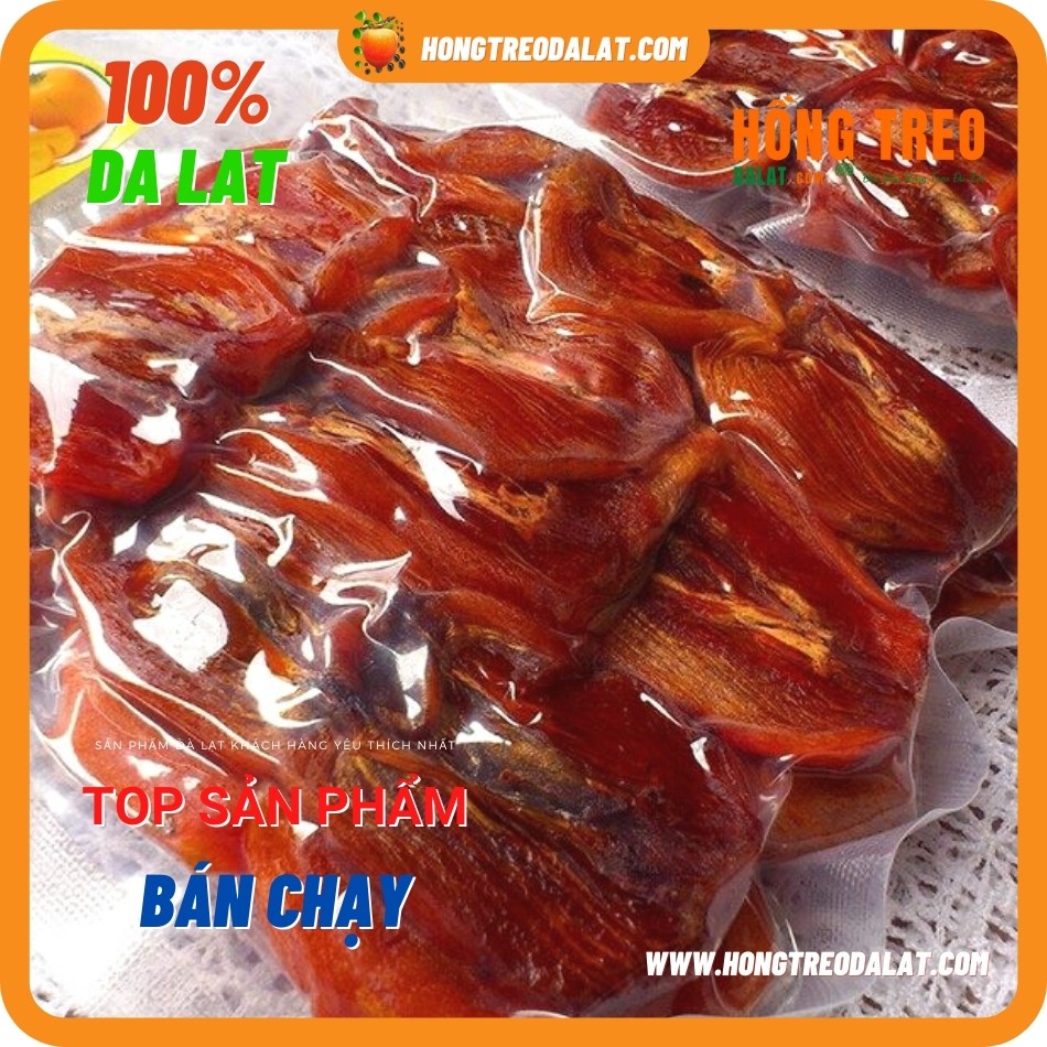 Hồng Sấy Dẻo Đà Lạt - 500Gram, 250Gram, Bán chạy số #1 tại www.hongtreodalat.com | BigBuy360 - bigbuy360.vn