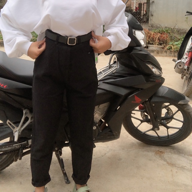 Quần baggy jean đen | BigBuy360 - bigbuy360.vn